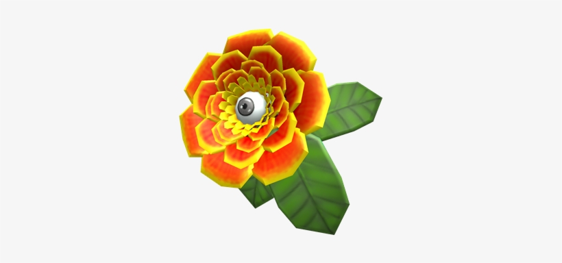 Marigold Peeking Pin - Artificial Flower, transparent png