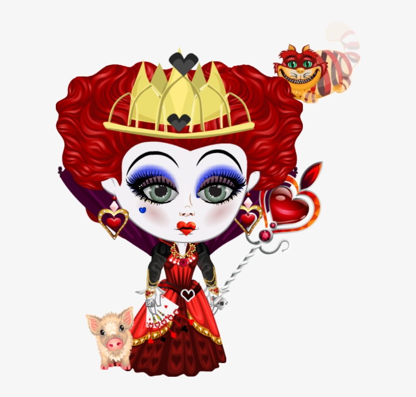 Testing Queen Of Hearts Outfit - Illustration, transparent png
