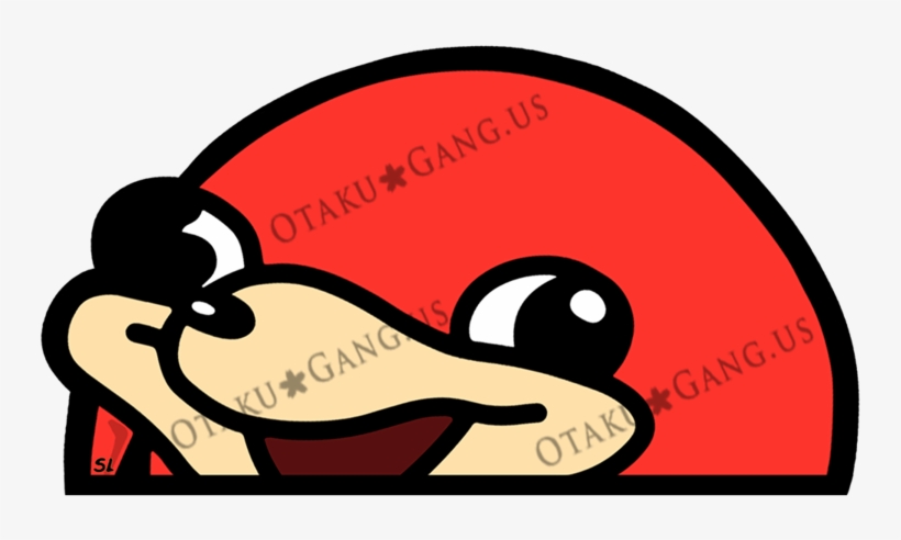 Peeking Knucks, transparent png