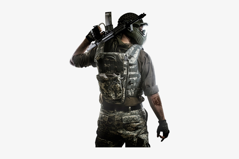 Paintball Soldier, transparent png