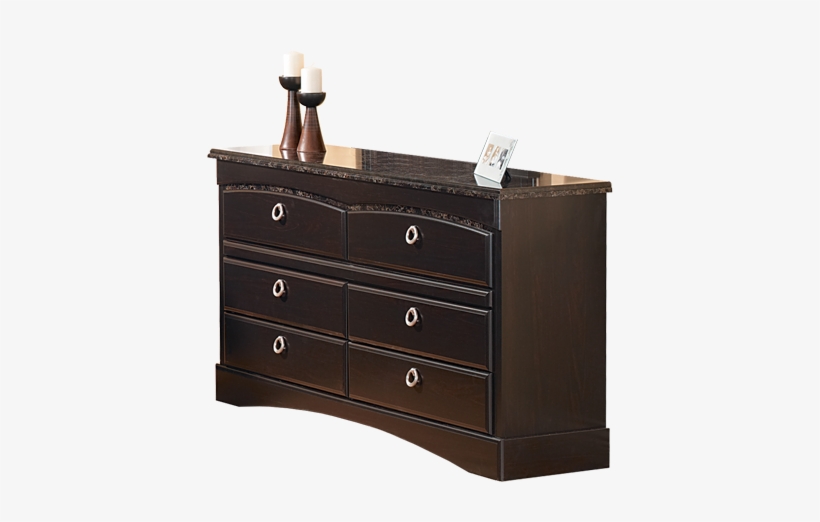 Image For 6 Drawer Dresser - Dresser, transparent png