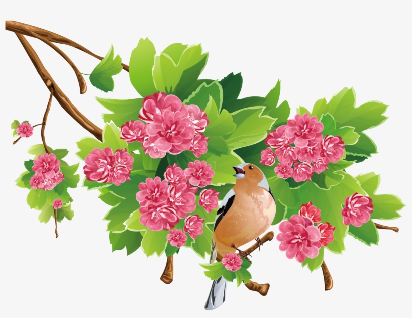 Flower Free Content Clip Art - Pink Flowers Background Leaf, transparent png