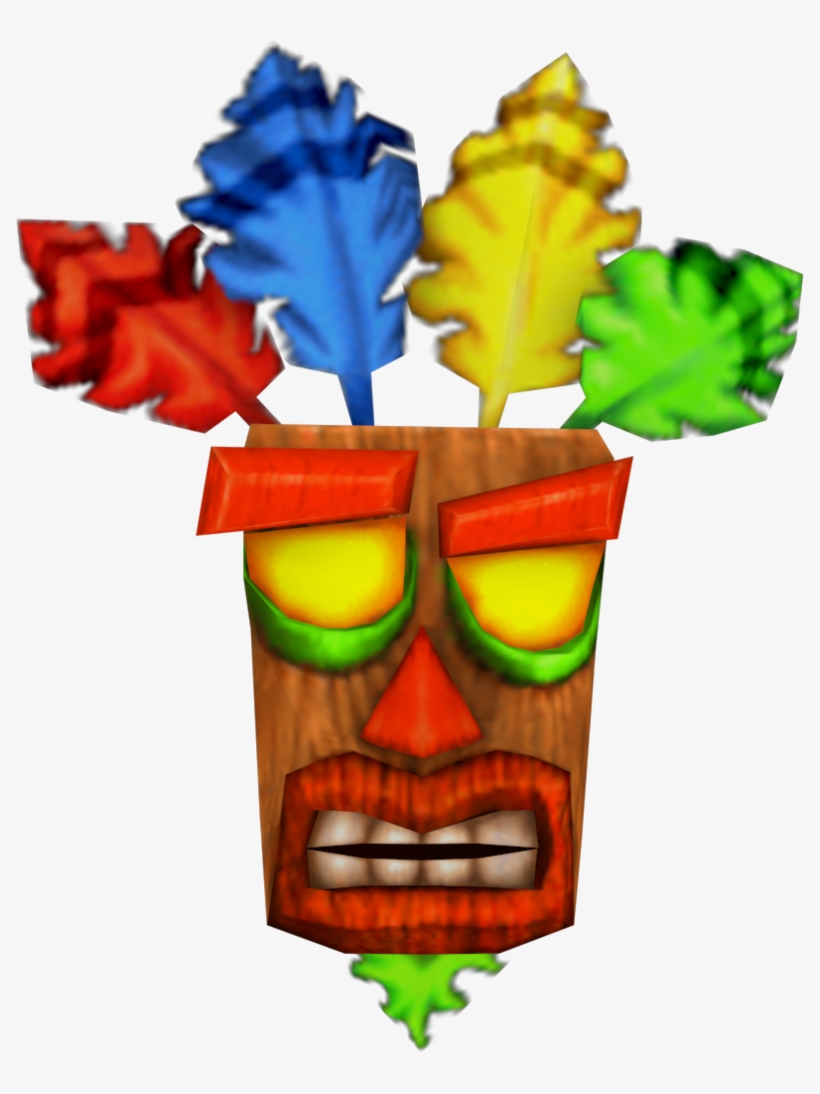 Aku Aku Nitro Kart - Aku Aku Mask Crash Bandicoot, transparent png
