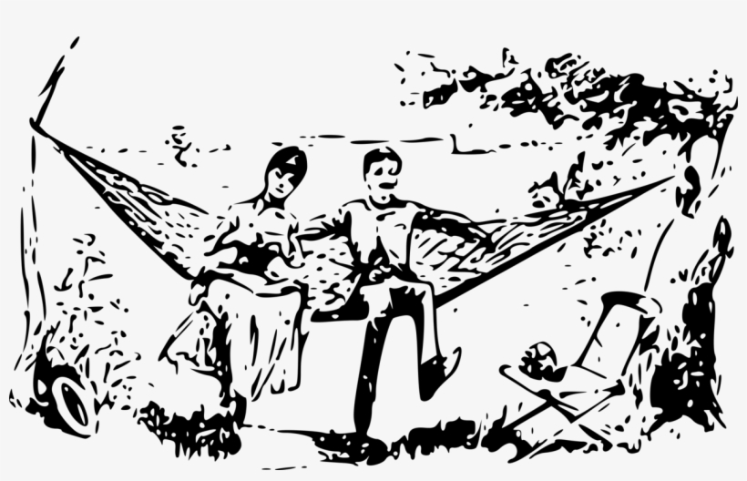 Hammock Visual Arts Wedding Ring Human Behavior - Clip Art, transparent png