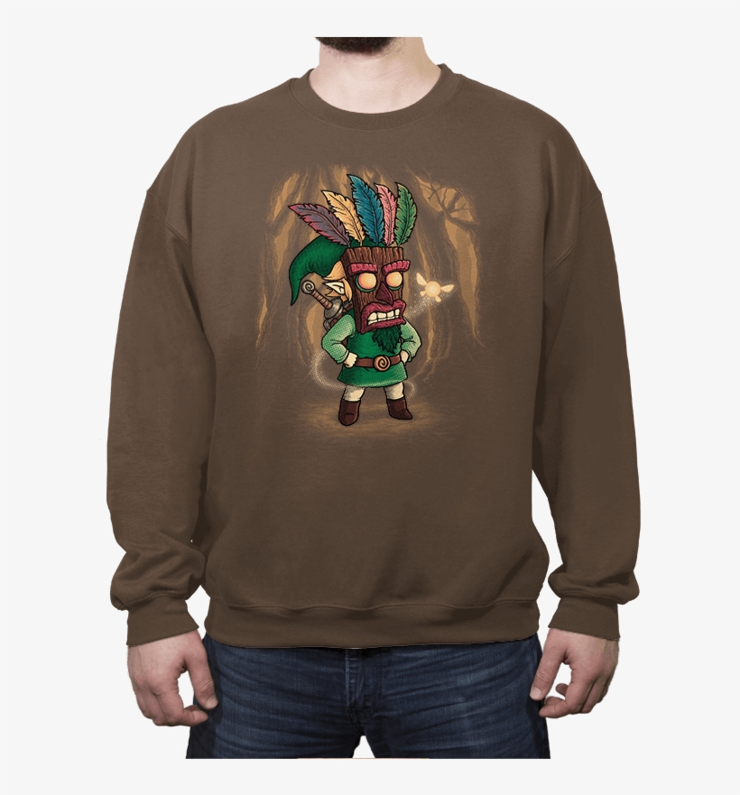 The Legend Of Aku Aku Mask - Crew Neck, transparent png
