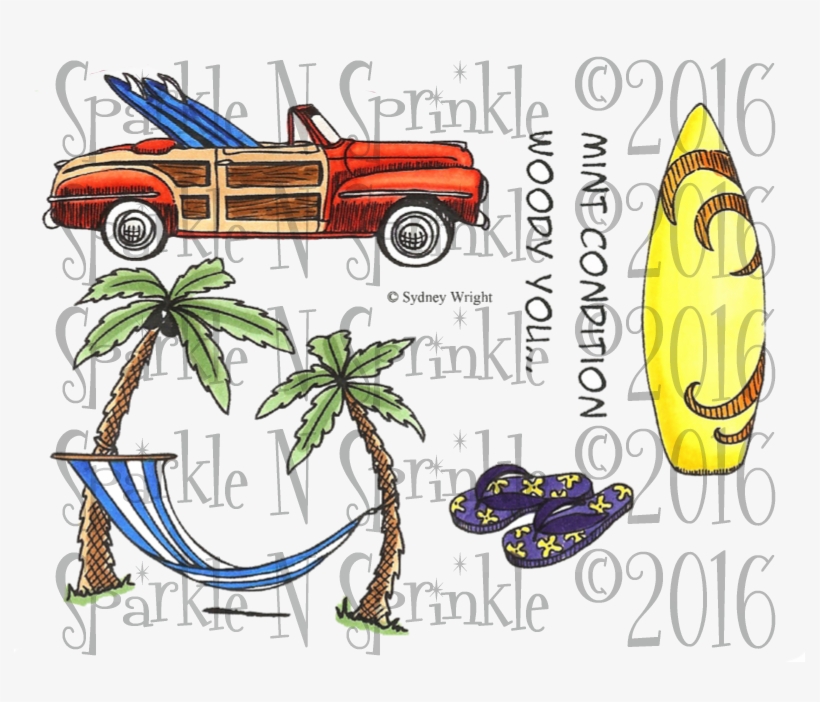 Digi Stamp Set 731 Palm Hammock [digi731s] - Fairy, transparent png