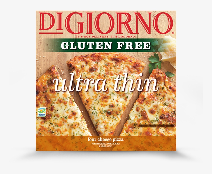 Digiorno Ultra Thin Four Cheese Frozen Pizza 9 Oz., transparent png