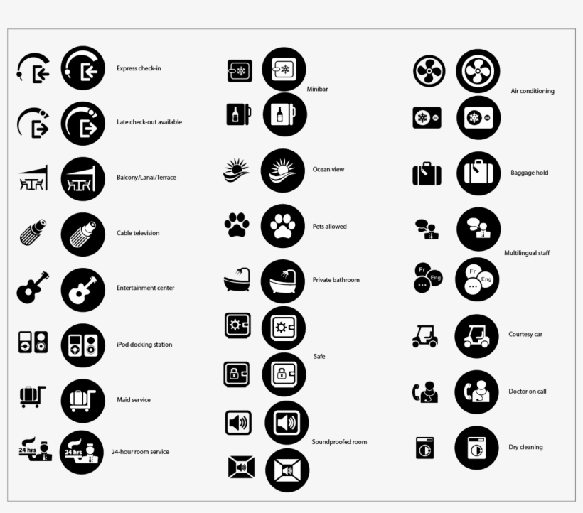 Icon Design By Bestwork For This Project - Hotel Services Symbol Png, transparent png