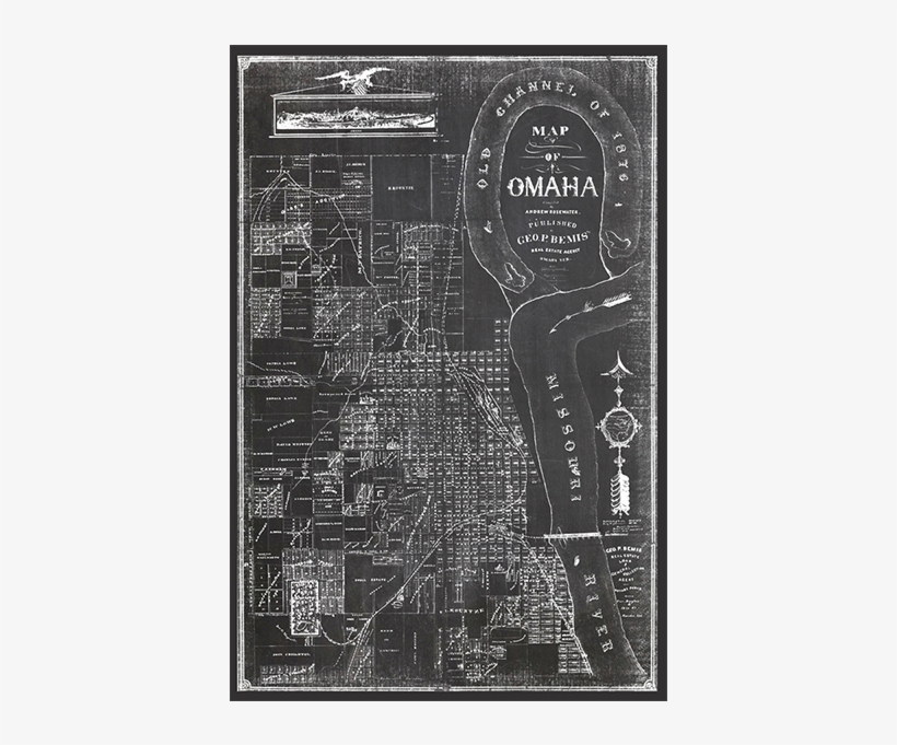 “antique Omaha Chalkboard - Big O Art, transparent png