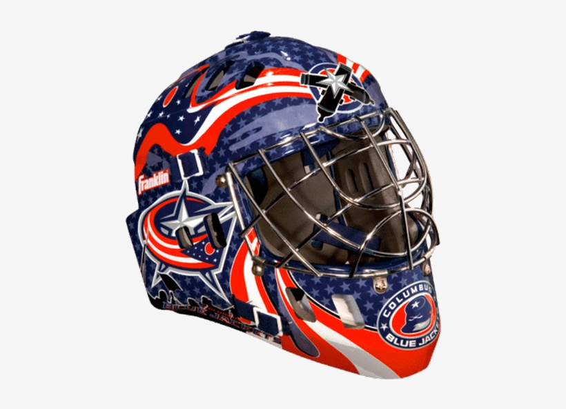 Mask With Logo In Questionicethetics - Nhl Columbus Blue Jackets 2 Sided House Flag, transparent png