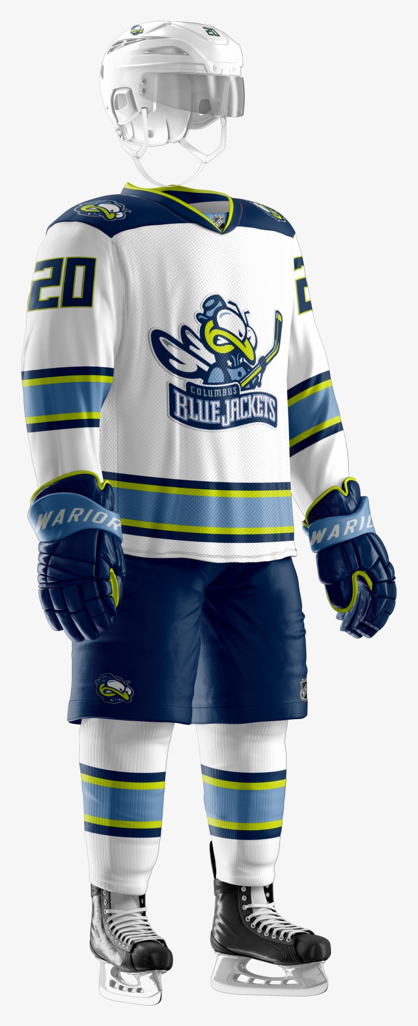 Columbus Third - Columbus Blue Jackets Stinger Jersey, transparent png
