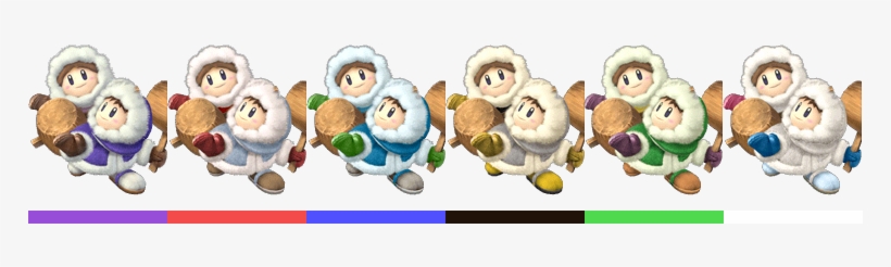 Ice Climbers Palette - Smash Bros Brawl Ice Climbers, transparent png