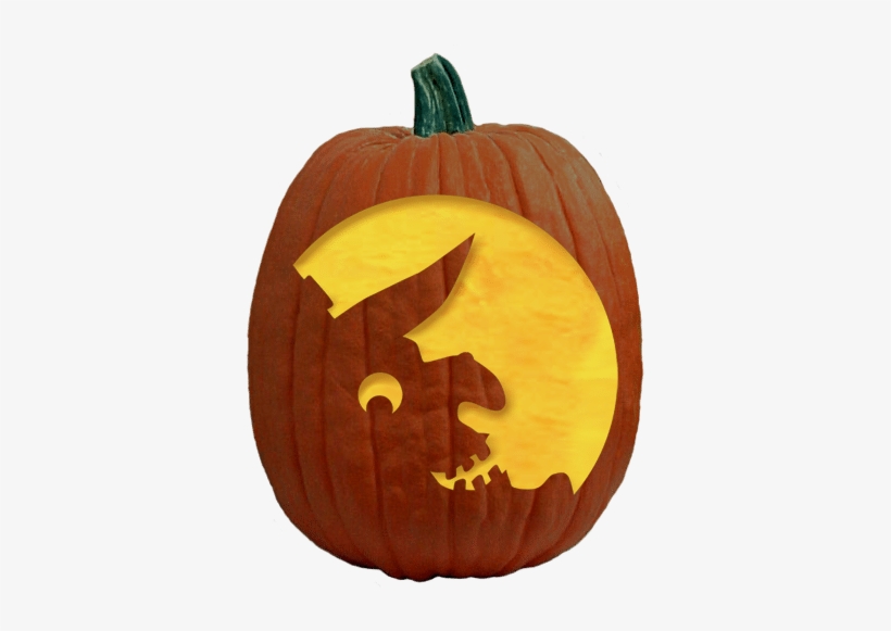 Cackle Pumpkin Carving Pattern - Vegetable Carving, transparent png