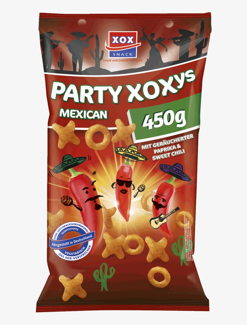 Xox Party Xoxys Mexican Style 450g - Xox Party-xoxys Mexican-style 450g, transparent png
