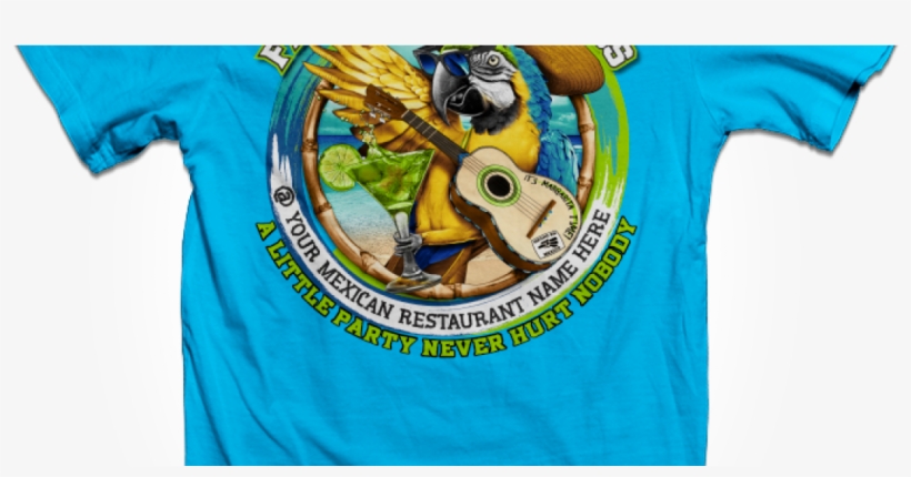 Mr 004 Fiesta Time Party Parrot Mexican Restaurant - Life Gives You Limes T Shirt, transparent png
