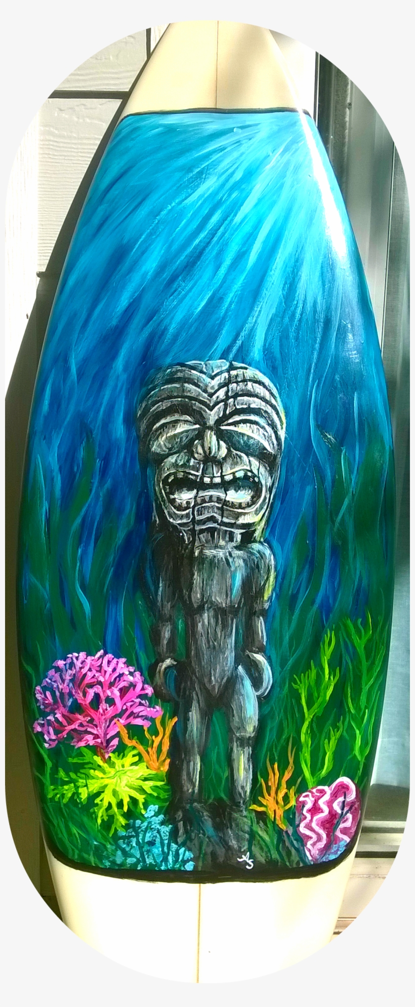 I Did Get It Scanned So We Could Make A Surfboard Wrap - Tiki Surf Shop, transparent png