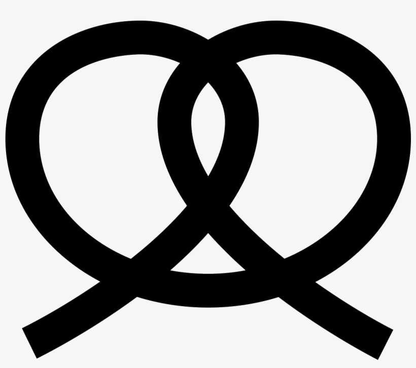 It Is An Icon Of A Pretzel - Icon, transparent png