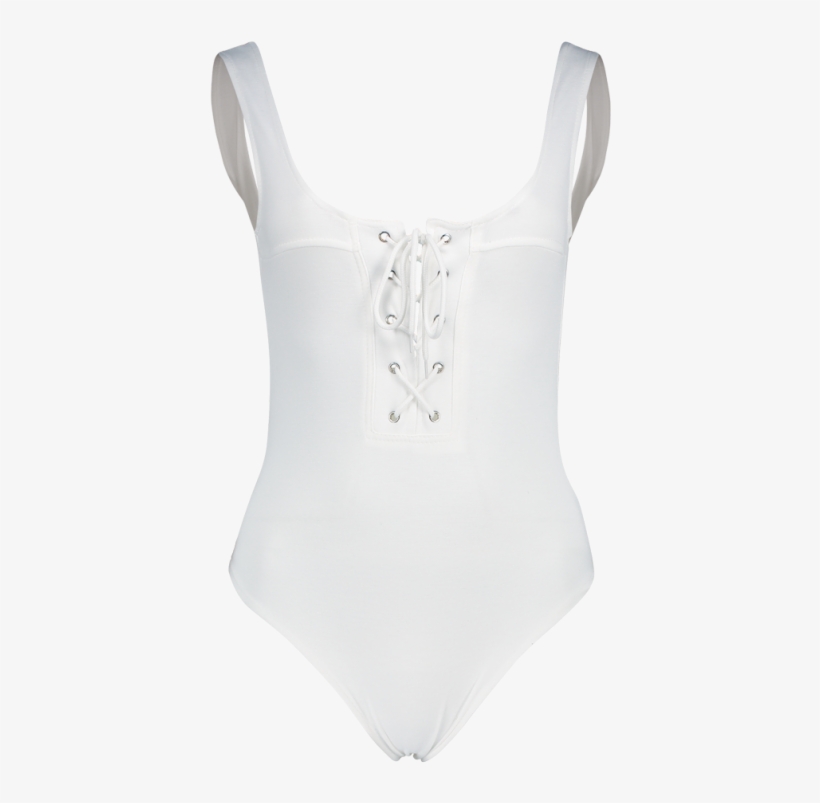 Lace Up One Piece Thong Swimwear - Maillot, transparent png