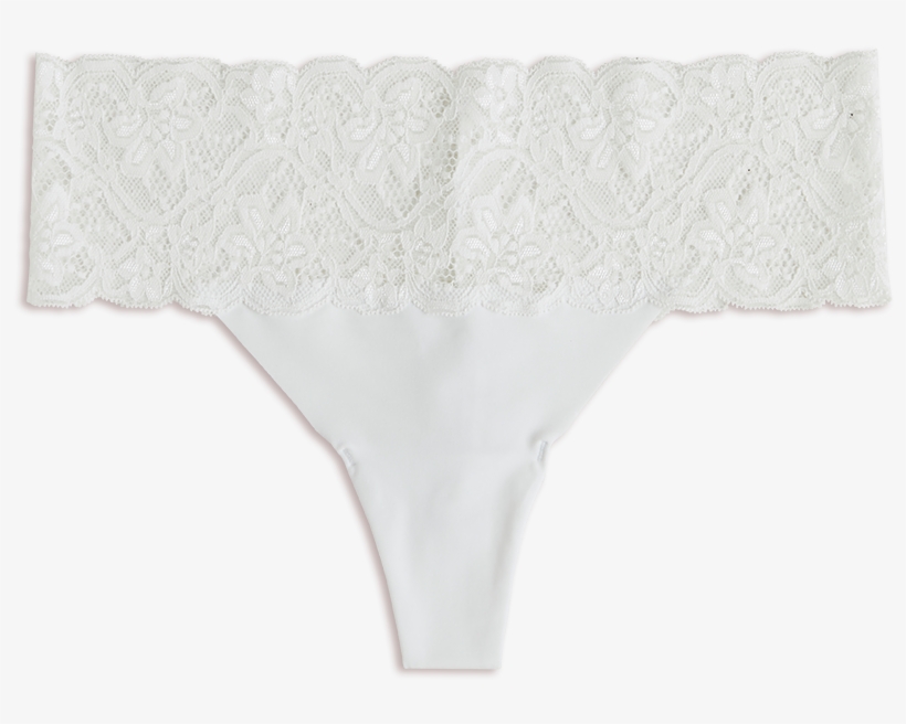 Thong Regular White - White, transparent png
