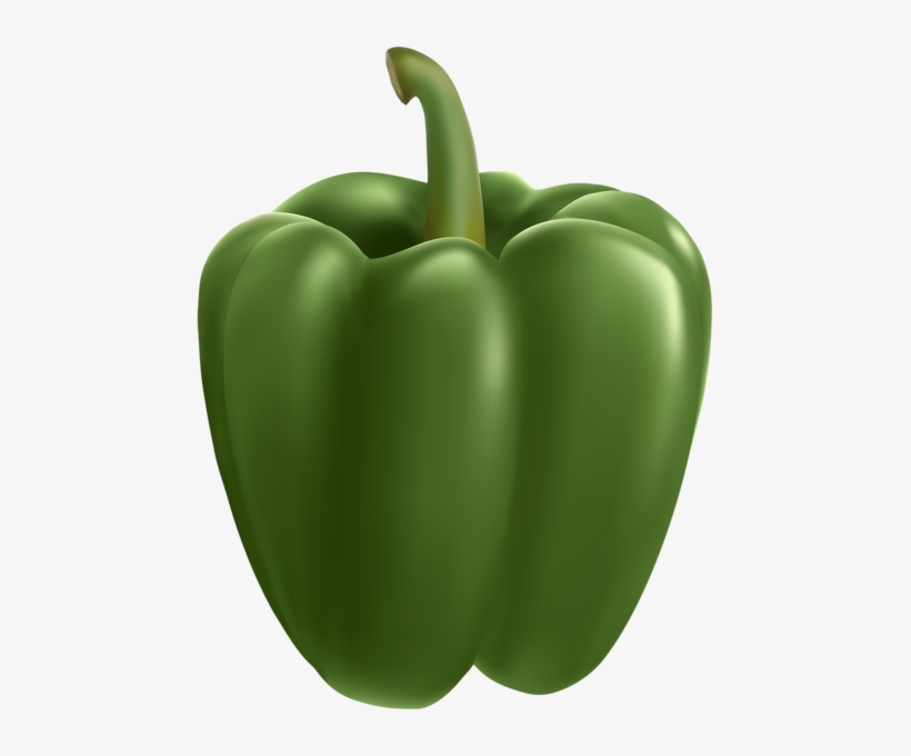 0, - Green Bell Pepper Clipart, transparent png