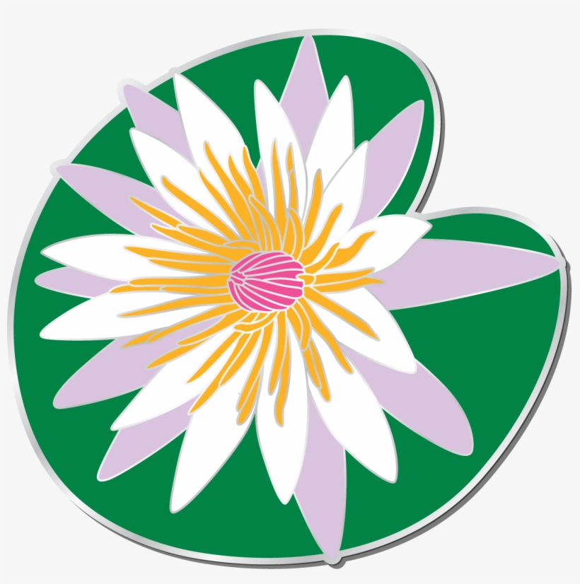 Water Lily Pin - Thumbnail, transparent png