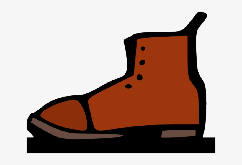 Shoe Clipart Clothes - Safety Shoes Cartoon, transparent png
