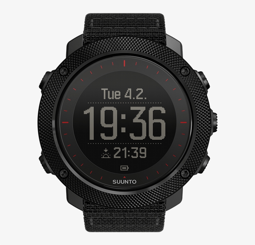 Suunto Traverse Alpha Sport Watch (stealth), transparent png