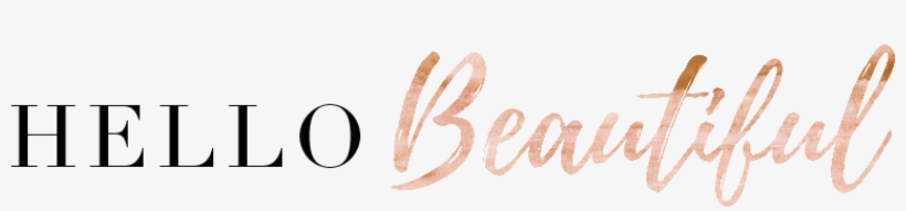 Cropped Hello Beautiful - Hello Beautiful Png, transparent png