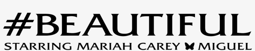 Beautiful Logo - Mariah Carey Logo Png, transparent png