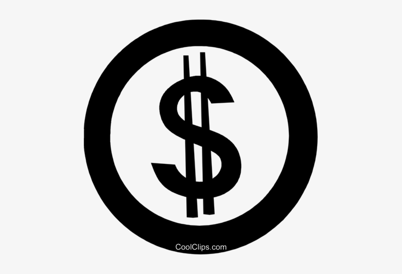 Dollar Sign Royalty Free Vector Clip Art Illustration - Steel, transparent png