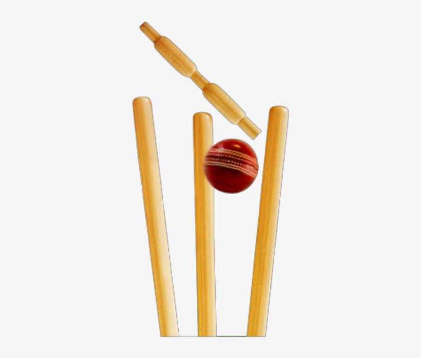Stumps - Cricket Ball And Stumps Png, transparent png
