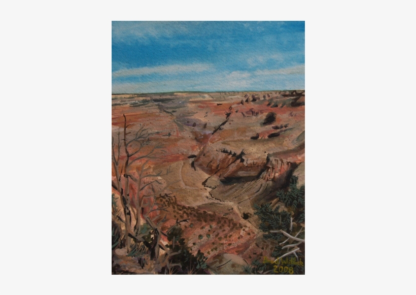 Grand Canyon, Watercolor, - Badlands, transparent png