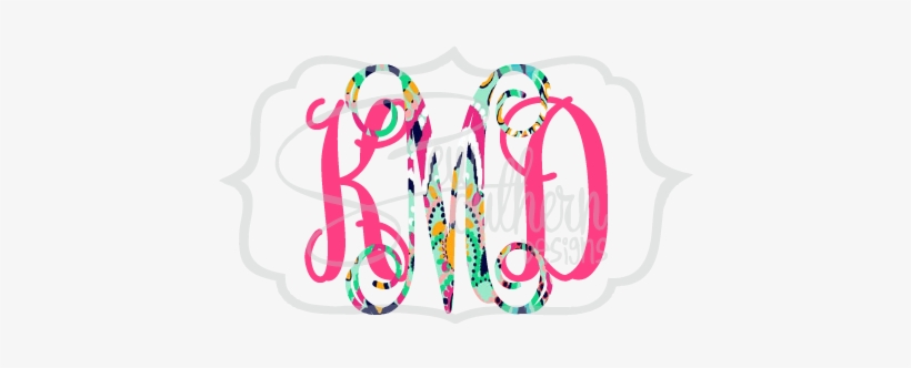 Two Color Lilly Monogram Decal - Navy Preppy Script Monogram - Kka Tote Bag, Adult Unisex,, transparent png