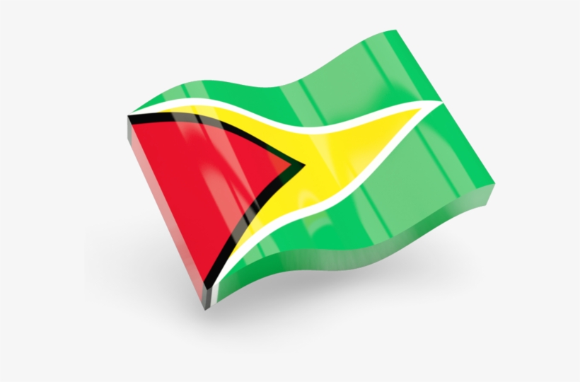 Illustration Of Flag Of Guyana - Guyana Flag Png Gif, transparent png