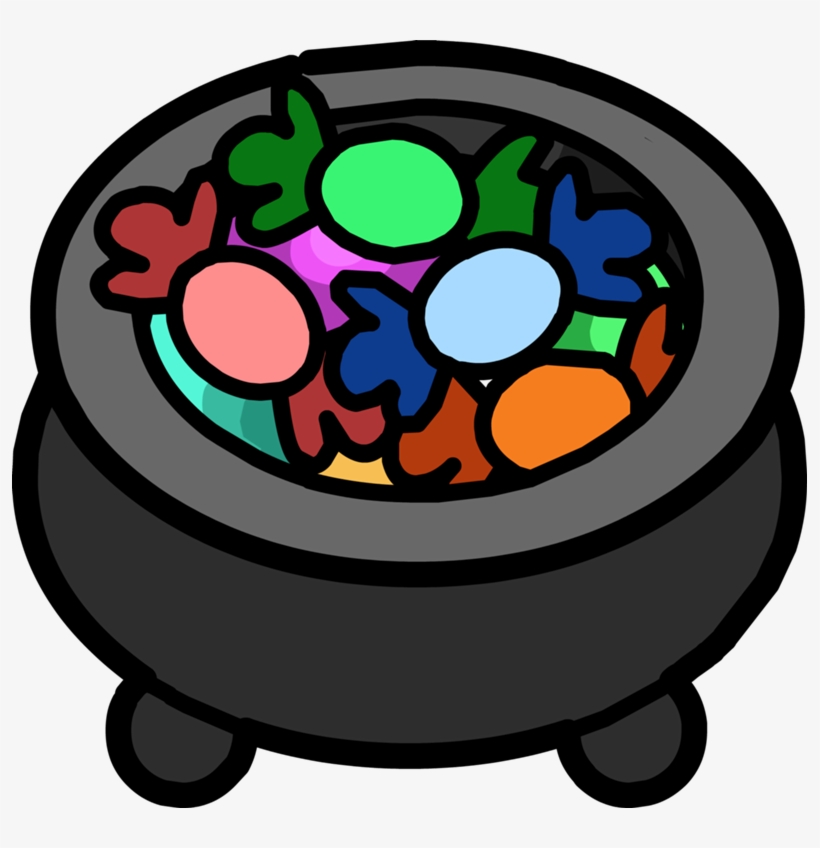 Candy Cauldron Icon - Cauldron Of Candy Clipart, transparent png
