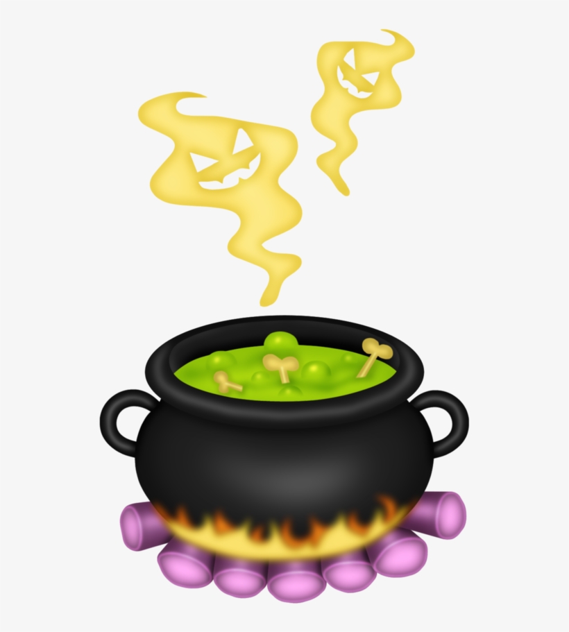 Caldron Clipart Halloween Food - Witch Potions Clipart, transparent png