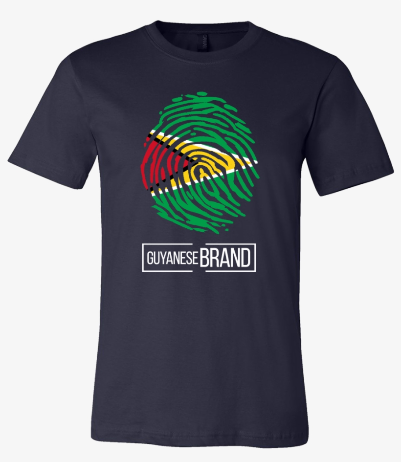 Guyana Guyanese Pride Flag Fingerprint Country T-shirt - Electric Forest 2017 Shirt, transparent png
