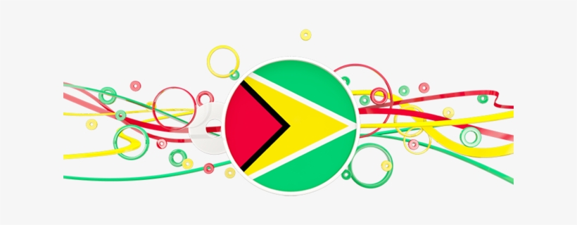 Illustration Of Flag Of Guyana - Afghanistan Flag Line Png, transparent png