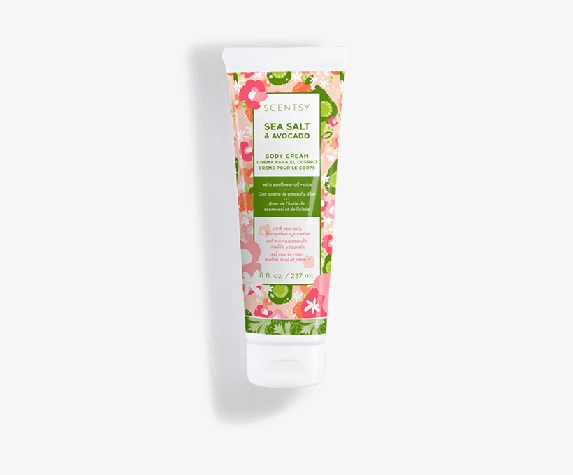 Sea Salt & Avacado Body Cream - Sunkissed Citrus Body Cream, transparent png