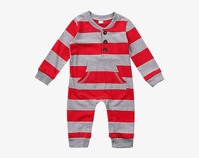Petite Bello Romper 0-6 Months Red Striped Romper - Clothing, transparent png