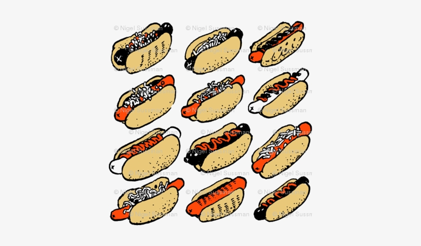 Sausage Pattern - Sausage, transparent png