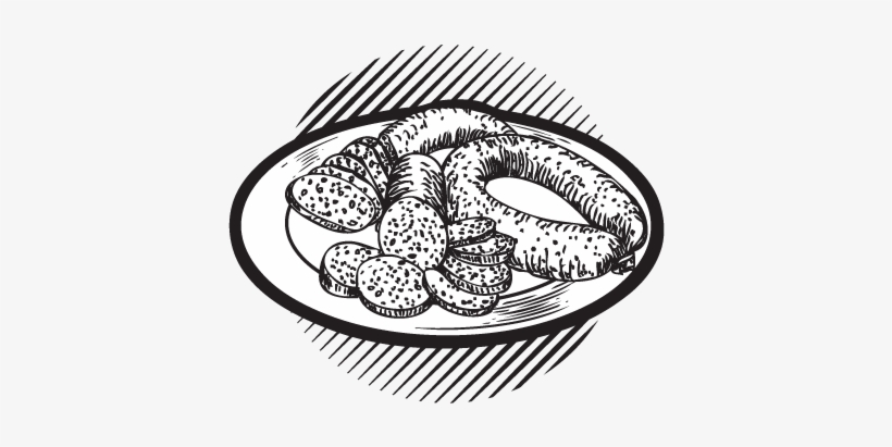 Drawing At Getdrawings Com Free For Personal - Sausages Sketch, transparent png