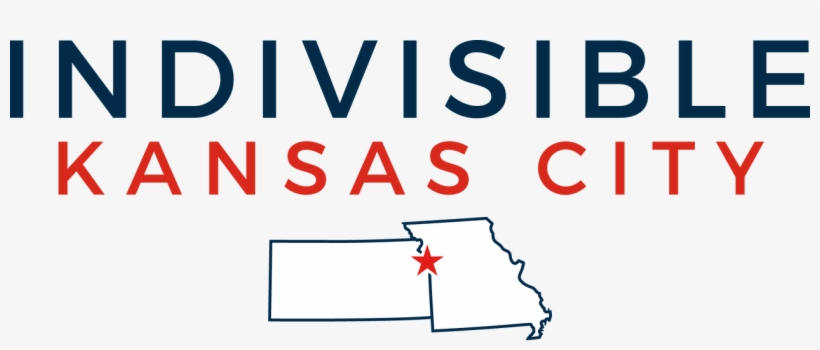 Indivisible Kansas City Logo With Kansas And Missouri - Indivisible Project, transparent png
