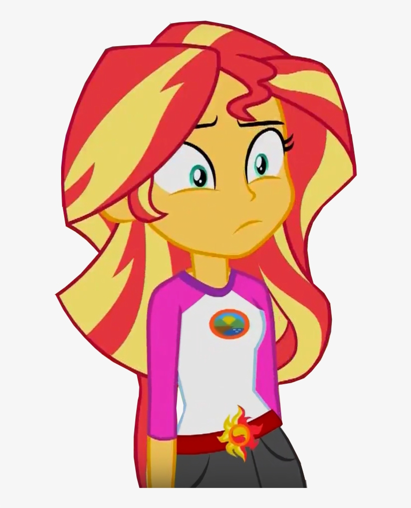 Sunset Shimmer - Mitle Poni Eguestria Gids Sonsed Con Un Arco, transparent png