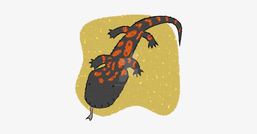 Gila Monster Clipart Salamander - Gila Monster, transparent png