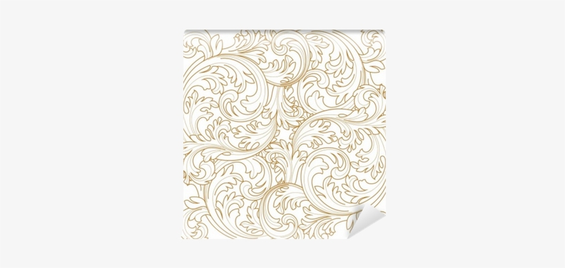 Golden Vintage Frame Scroll Ornament Engraving Border - Ornament, transparent png