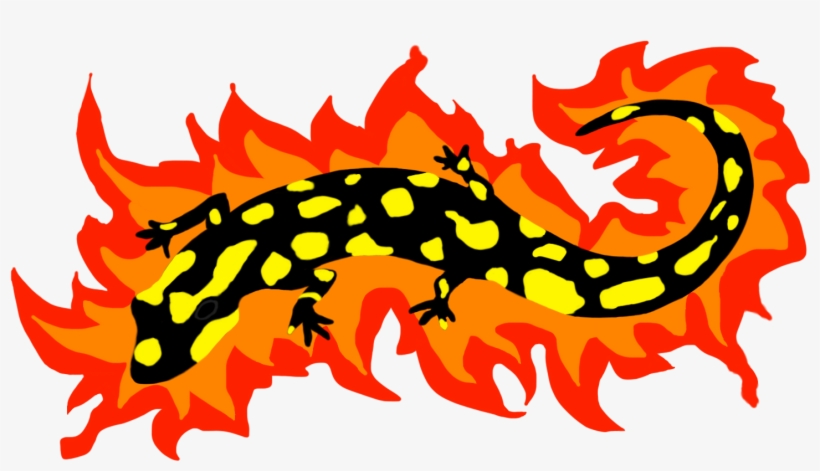 Salamander Flaming Ring, Adult Unisex, Dark Orange, transparent png