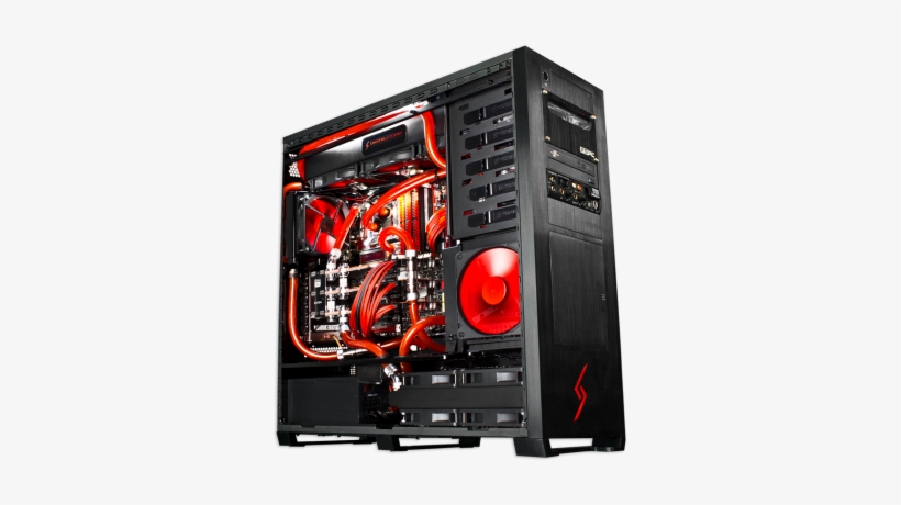 Gaming Pc Red Build, transparent png