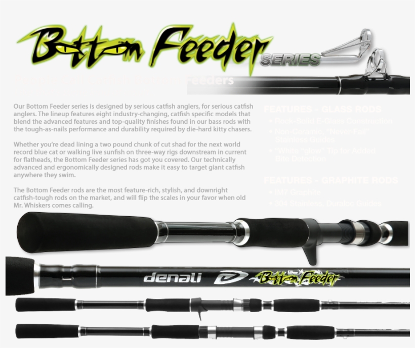 Bottom Feeder - Catfish - Denalia Bottom Feeder Casting Rod, transparent png