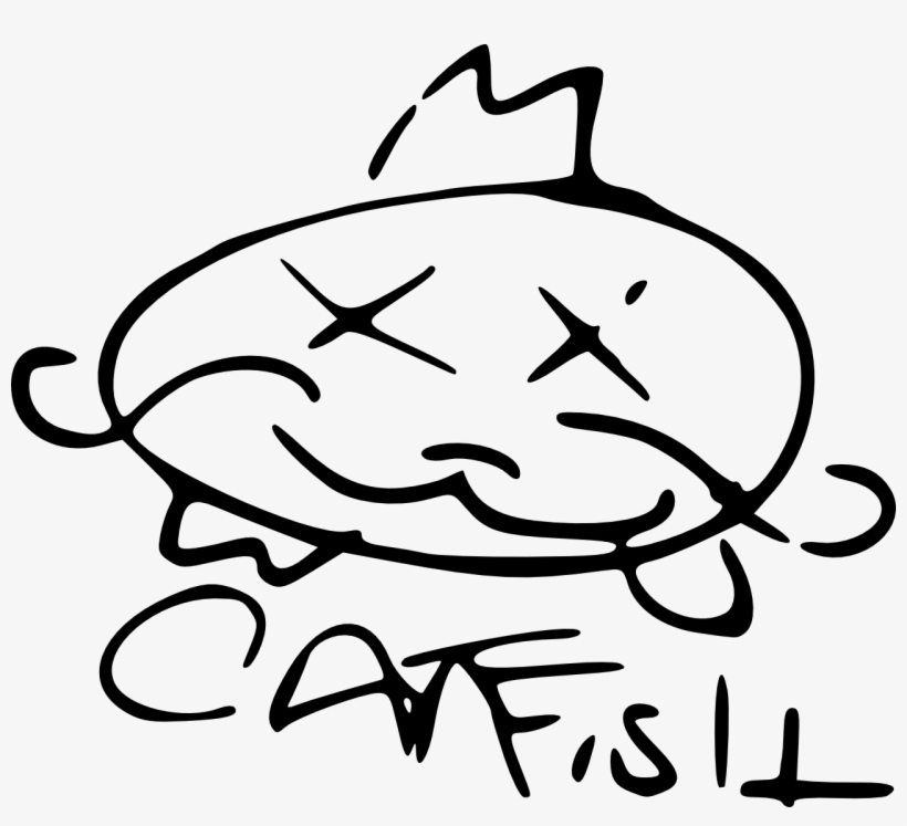 Catfish Web Gray 10 Apr 2011 - Drawing, transparent png